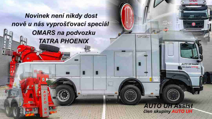 Vyprošťovací speciál TATRA Phoenix s nádstavbou OMARS - jediná svého druhu v Evropě