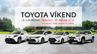 TOYOTA VÍKEND 25. a 26. BŘEZNA