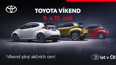 TOYOTA VÍKEND 9. a 10. ZÁŘÍ