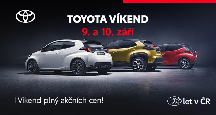 TOYOTA VÍKEND 9. a 10. ZÁŘÍ