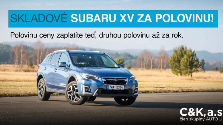 Limitovaná akční nabídka na Subaru XV