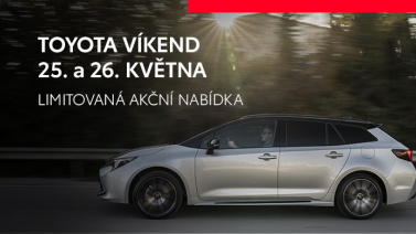 Toyota víkend 25. a 26. května 