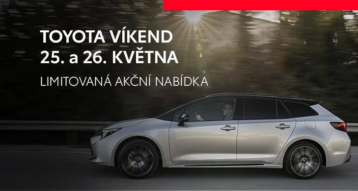 Toyota víkend 25. a 26. května