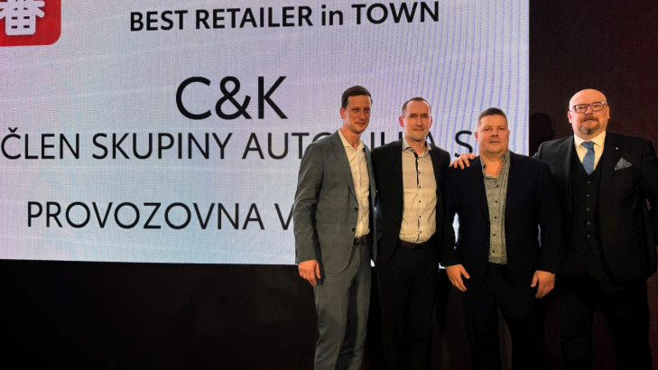C&K člen skupiny AUTO UH a.s. získává prestižní ocenění TOYOTA ICHIBAN 2025