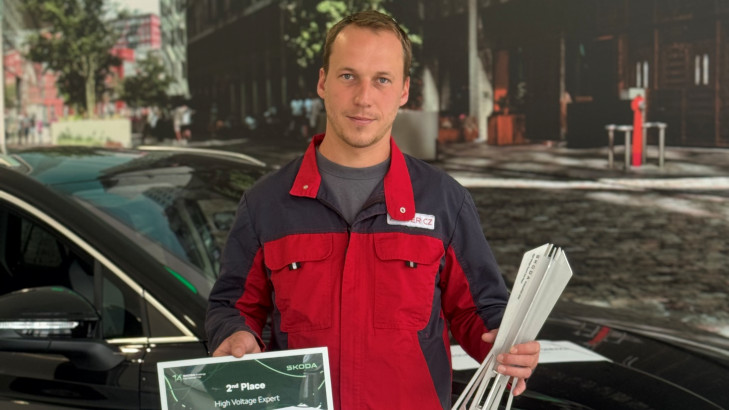 Náš kolega Michal Zábojník zazářil na celosvětovém finále soutěže ŠKODA Challenge 2025