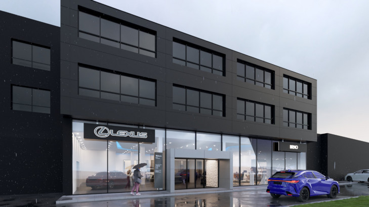 Patrik Vychopeň a Lukáš Svoboda: Nový showroom Lexus v Brně