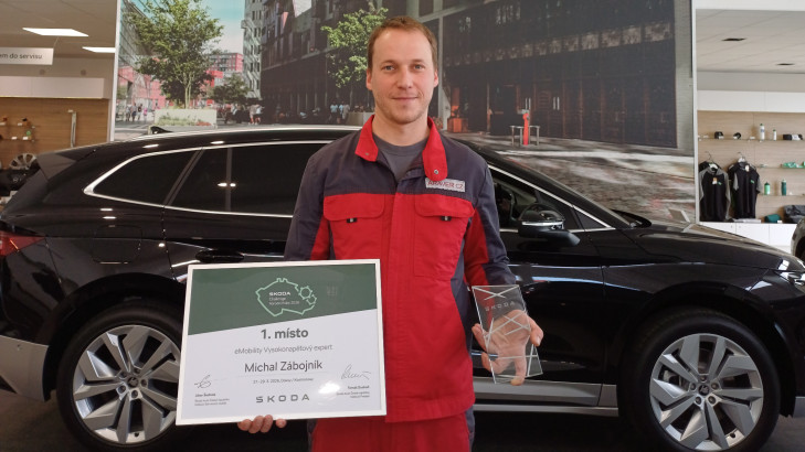 Zlato pro ARAVER CZ: Michal Zábojník ovládl národní finále ŠKODA Challenge 2026