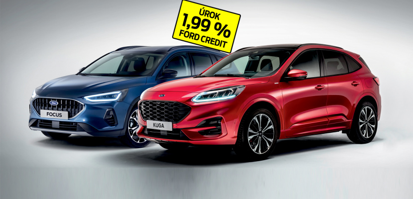 Ford FOCUS a KUGA skladem na úvěr