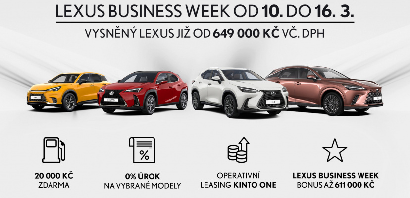 Lexus Business Week je tady