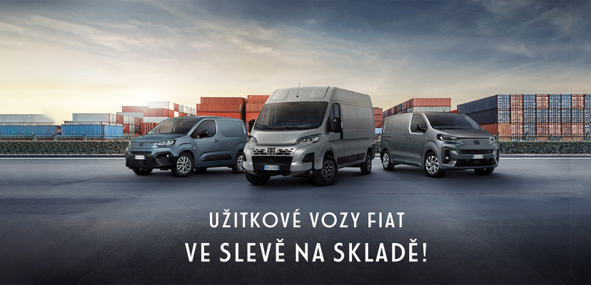 Užitkové vozy Fiat skladem za akční cenu!